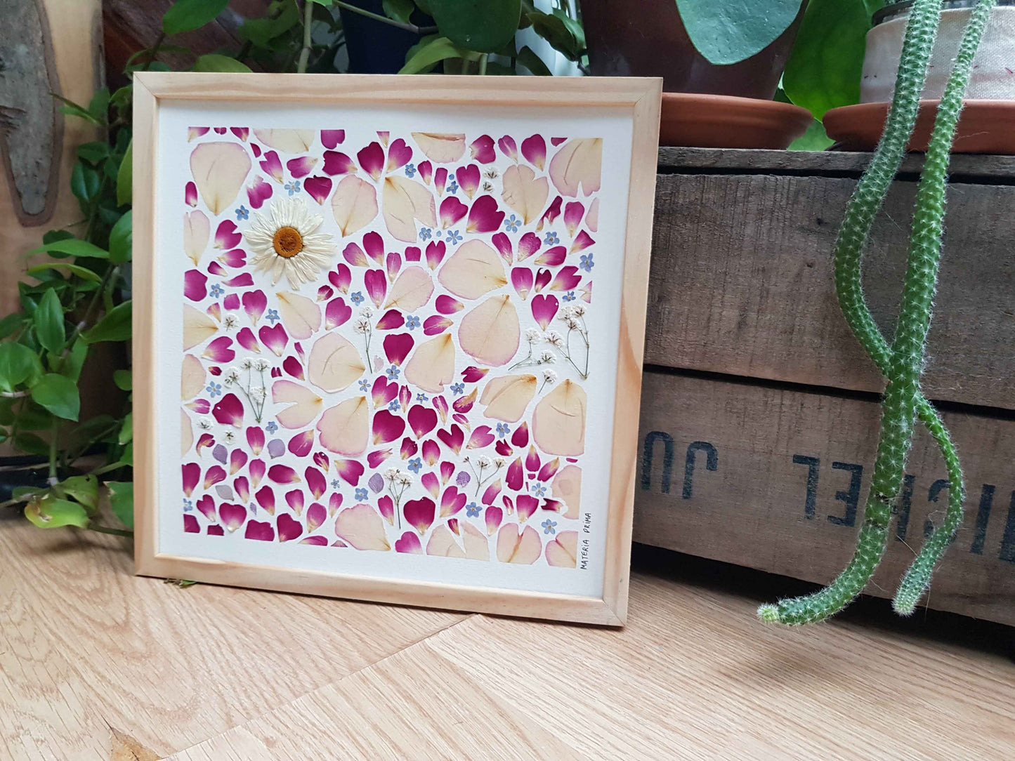 Cadre fleuri - Rose c'est rose !