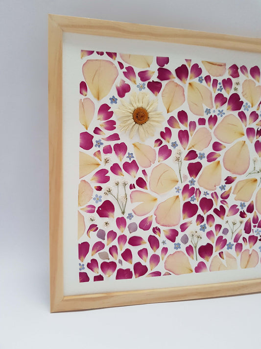 Cadre fleuri - Rose c'est rose !